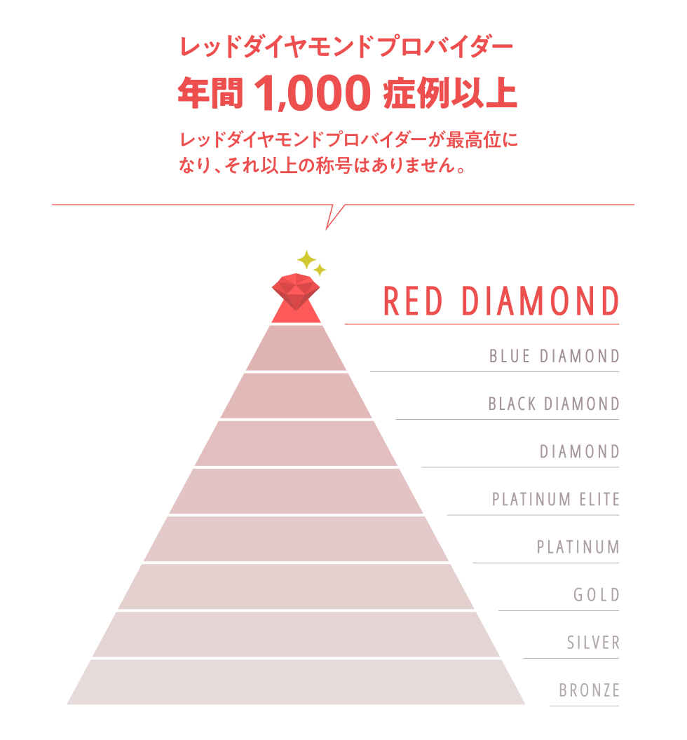 インビザラインのダイヤモンドプロバイダーシステム解説図